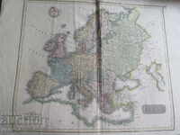 1860 - MAP OF EUROPE - VERY LARGE - ORIGINAL +