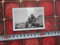 Postcard photo German soldier 3 Reich A26 Original