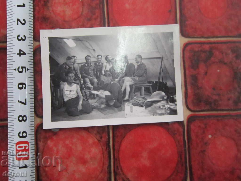 Postcard photo German soldier 3 Reich A32 Original with price 15.00 BGN | € 7.67 Postcard photo German soldier 3 Reich A32 Original with price 15.00 BGN | € 7.67