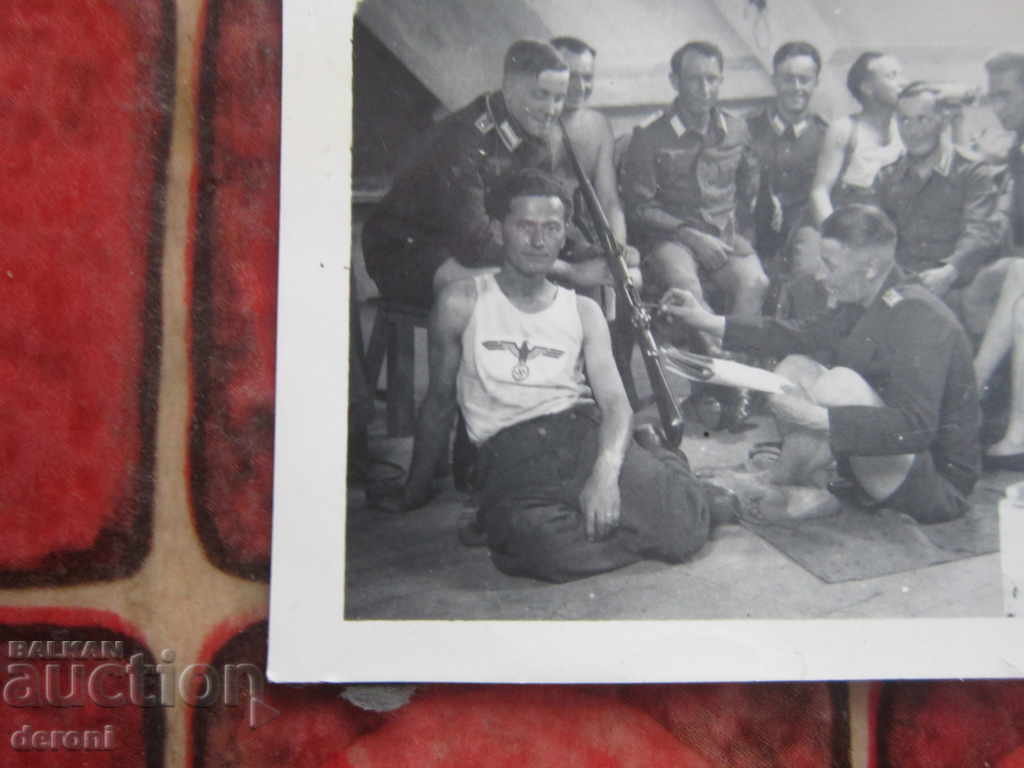 Postcard photo German soldier 3 Reich A32 Original - 5 Postcard photo German soldier 3 Reich A32 Original - 5