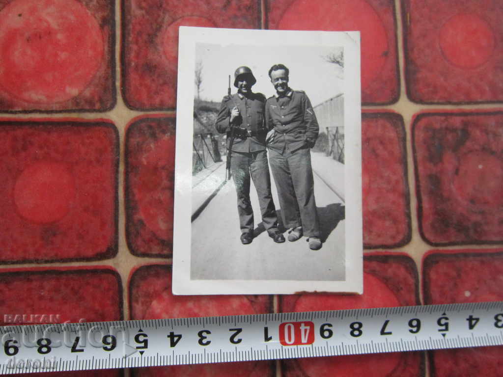 Postcard photo German soldier 3 Reich A34 Original with price 10.00 BGN | € 5.11 Postcard photo German soldier 3 Reich A34 Original with price 10.00 BGN | € 5.11