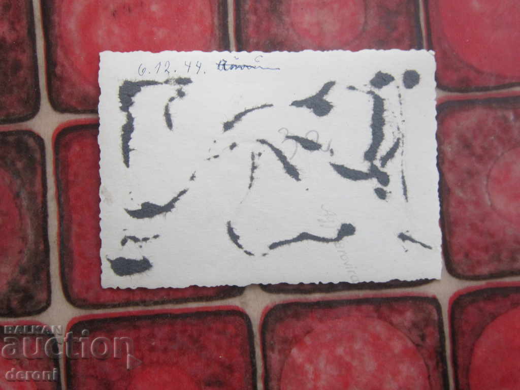 Delivery of Postcard photo German soldier 3 Reich A37 Original