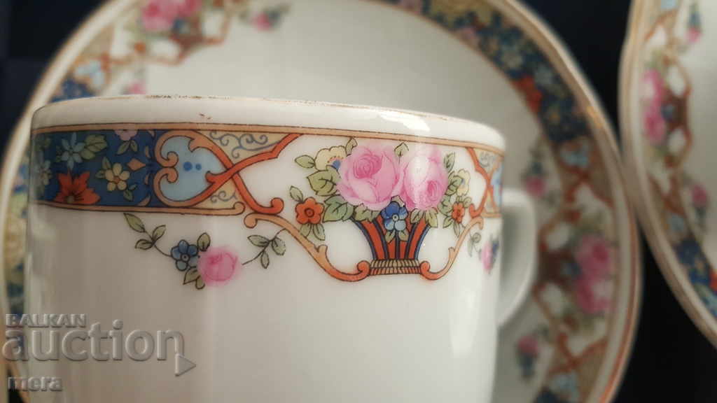 Porcelain antique coffee set - 6 Porcelain antique coffee set - 6