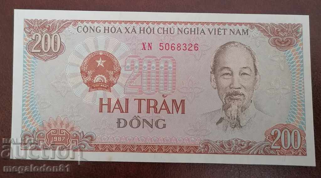 Виетнам - 200 донги 1987г.