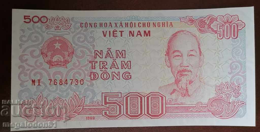 Βιετνάμ - 500 dong 1988.
