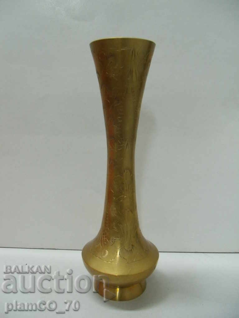 № * 6043 old metal / brass vase