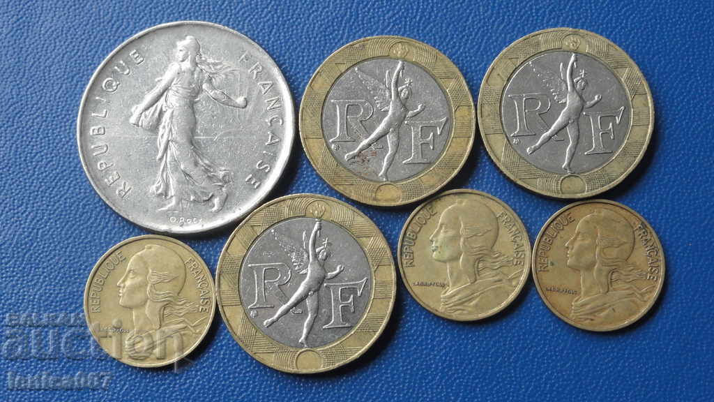 France - Coins (7 pieces) - 5 France - Coins (7 pieces) - 5