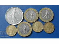 Франция - Монети (7 броя)