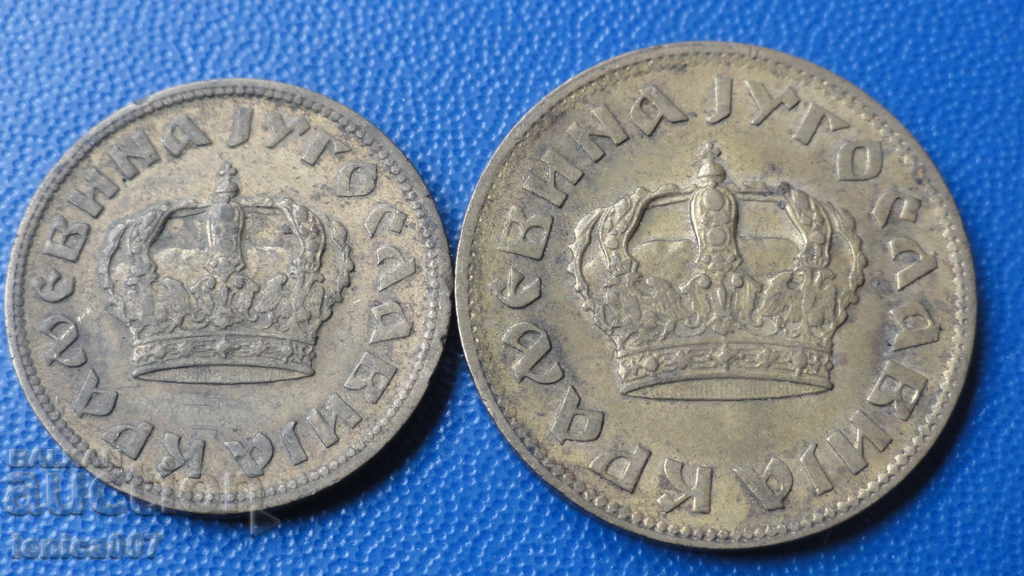 Yugoslavia 1938 - 1 and 2 dinars - 6 Yugoslavia 1938 - 1 and 2 dinars - 6
