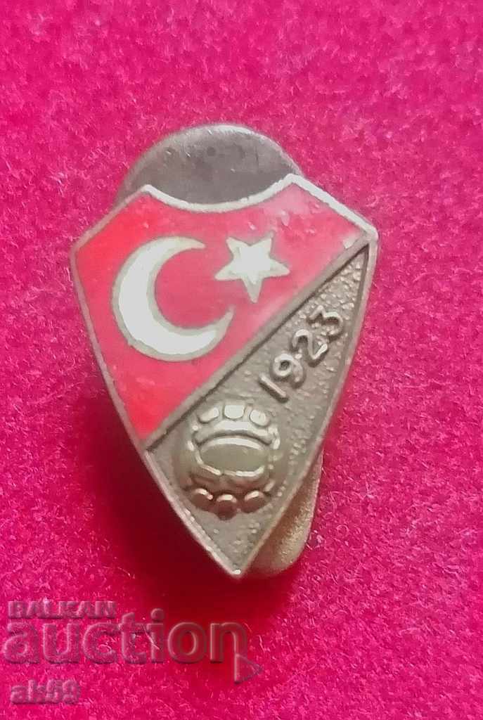 Butoniera, insigna de e-mail „Federația Turcă de Fotbal”