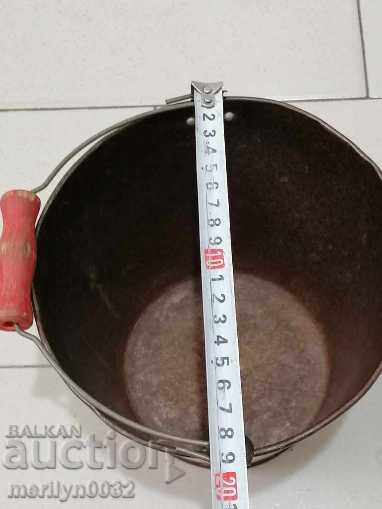 Children's tin toy bucket, bucket USSR - 7