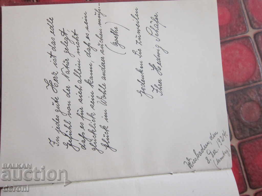 Old German diary lexicon 1924 - 5 Old German diary lexicon 1924 - 5