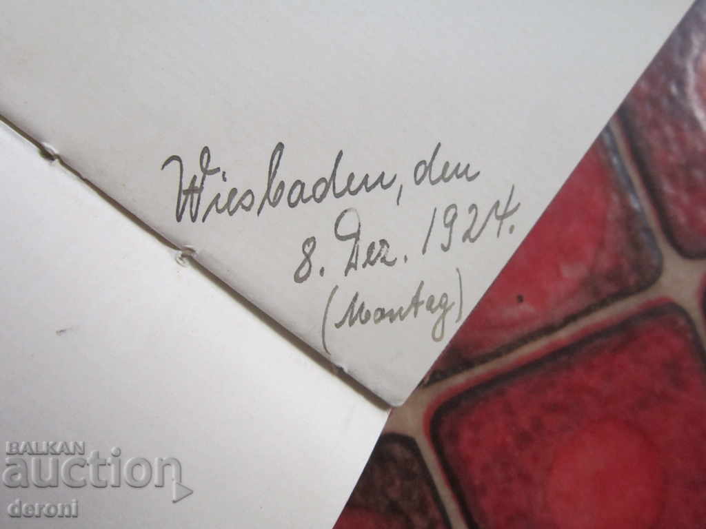 Old German diary lexicon 1924 - 6 Old German diary lexicon 1924 - 6