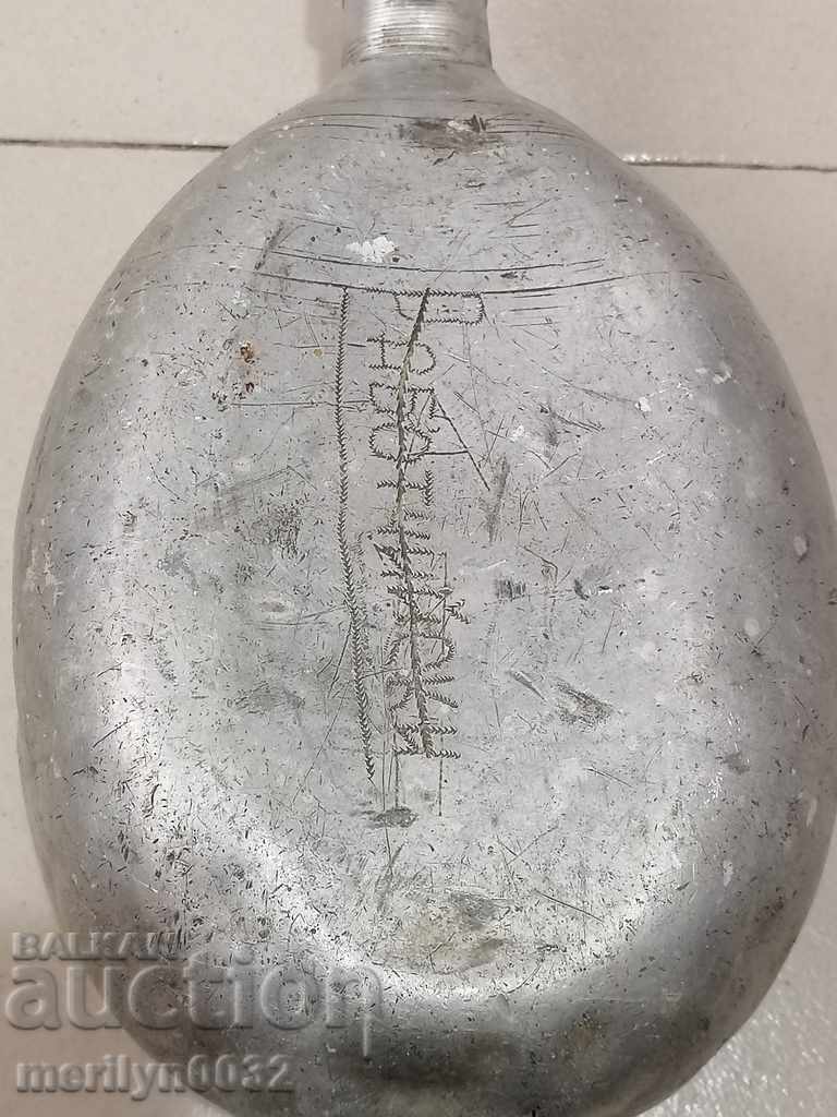 Aluminum jug from the early social military art - 6 Aluminum jug from the early social military art - 6