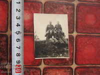Old photo German soldier 3 Reich A4 Original