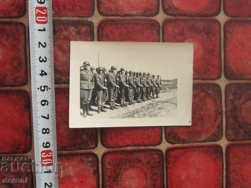Old photo German soldier 3 Reich A6 Original with price 10.00 BGN | € 5.11 Old photo German soldier 3 Reich A6 Original with price 10.00 BGN | € 5.11