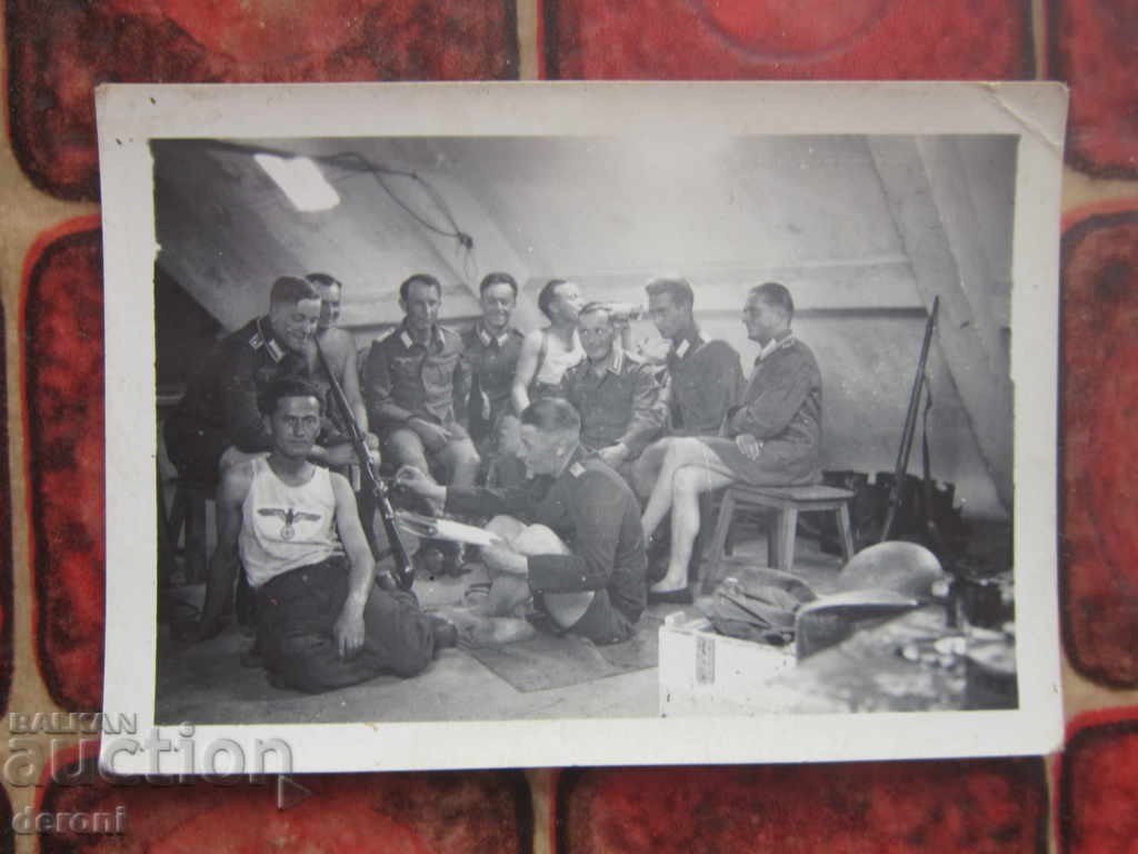 Auction  Old photo German soldier 3 Reich A11 Original