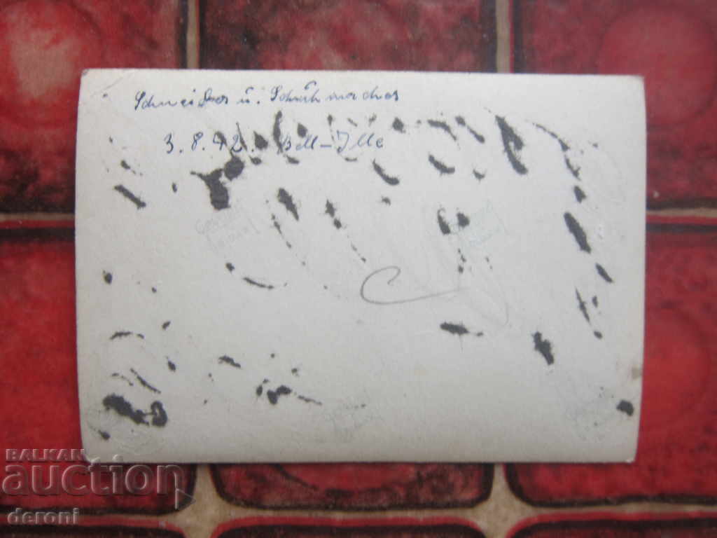 Old photo German soldier 3 Reich A11 Original - 5