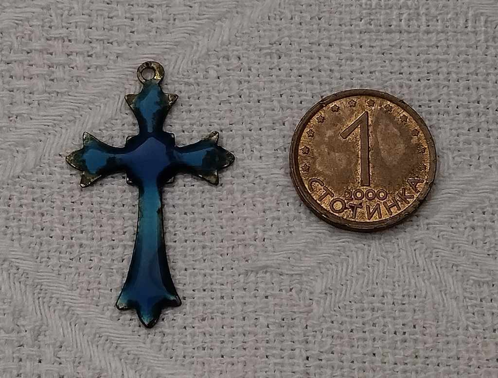 CHRISTIAN CROSS BLUE