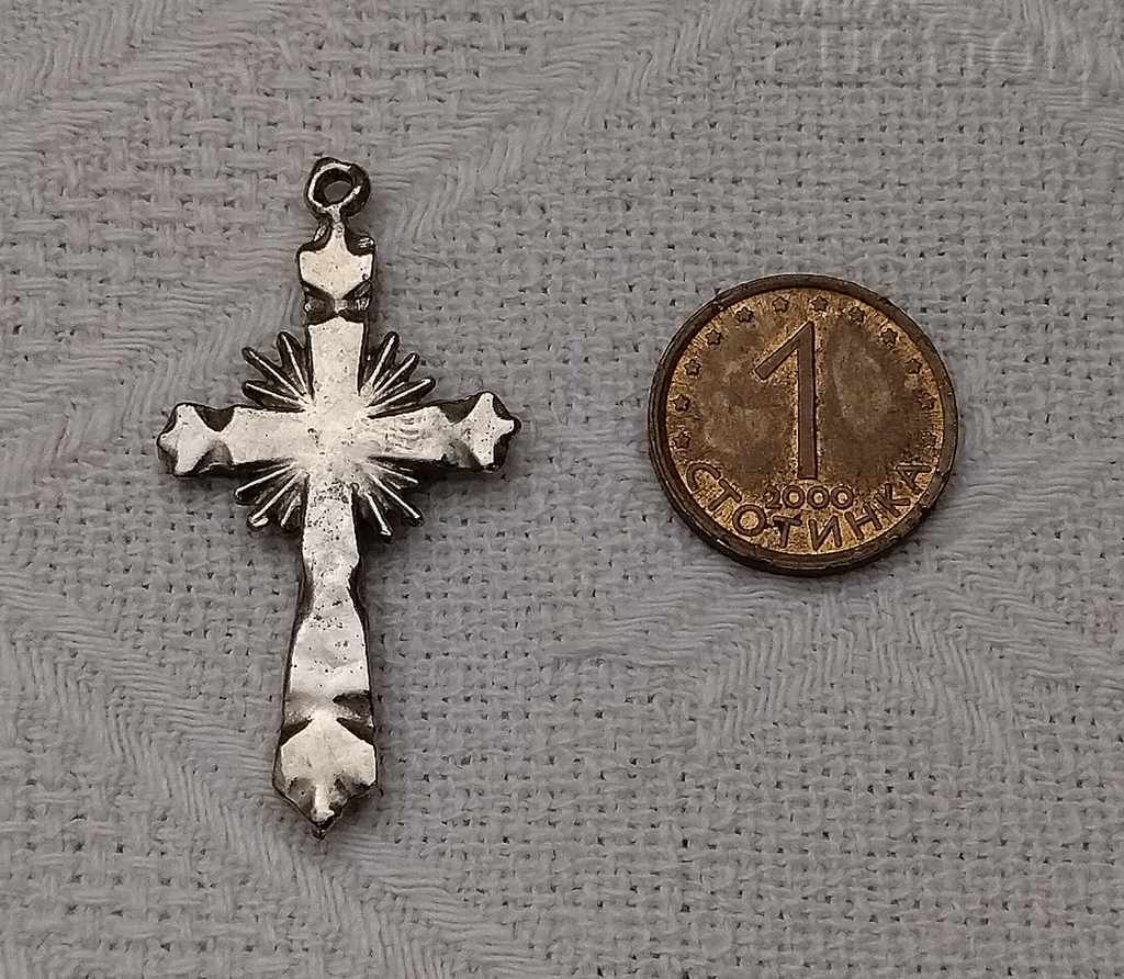 CHRISTIAN CROSS WHITE METAL with price 3.00 BGN | € 1.53 CHRISTIAN CROSS WHITE METAL with price 3.00 BGN | € 1.53