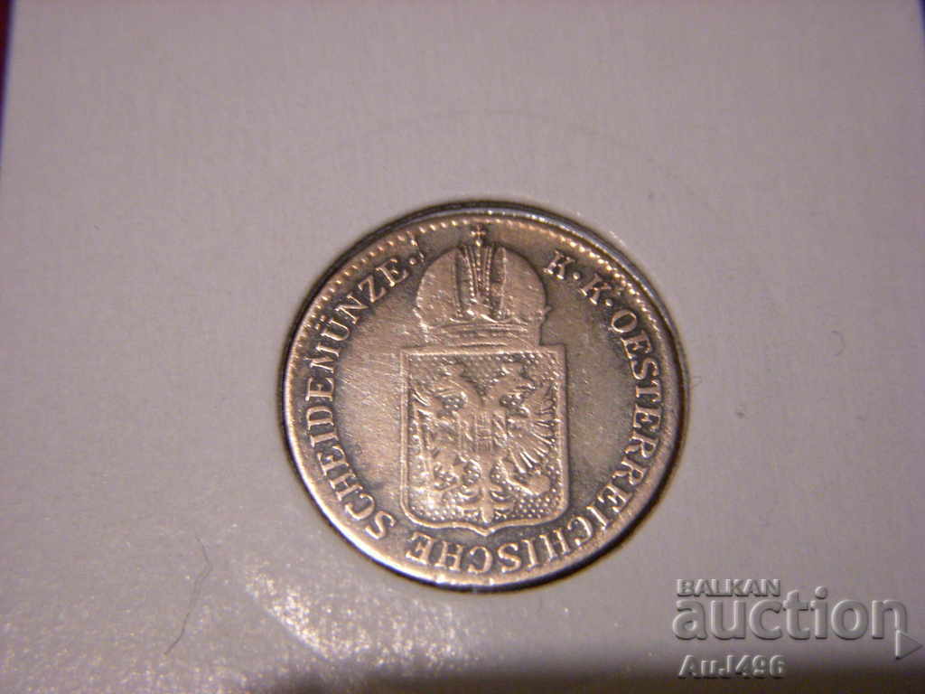 6 KREUZER 1849 - Top monedă, timbru! - 5