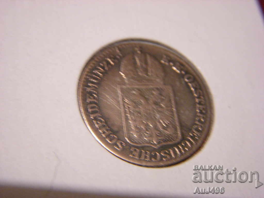 6 KREUZER 1849 - Top monedă, timbru! - 7