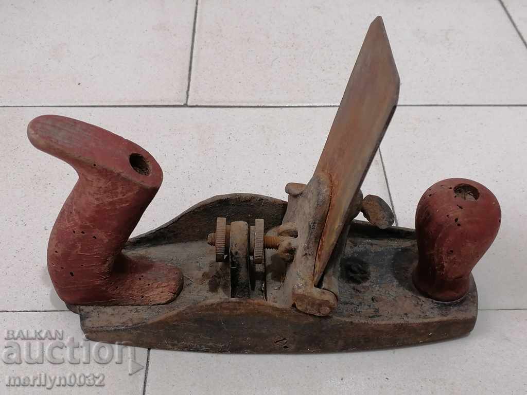 An old woodworking planer with a knife - 5 An old woodworking planer with a knife - 5