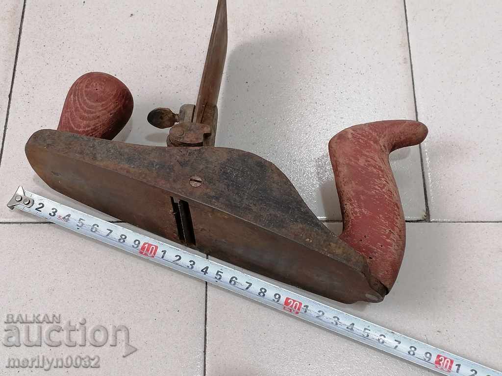An old woodworking planer with a knife - 6 An old woodworking planer with a knife - 6