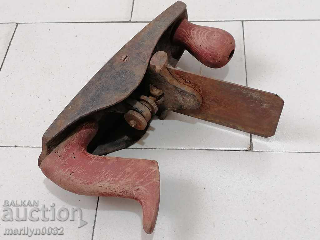 An old woodworking planer with a knife - 7 An old woodworking planer with a knife - 7
