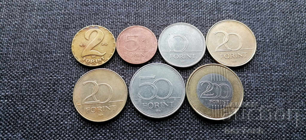 Мо ⭐ ⏩ Lot Coins Hungary 7 pieces ⏪ ⭐ ❤️