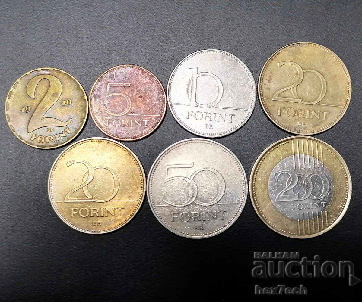 ❤️ ⭐ Lot of Hungarian Coins, 7 pieces ⭐ ❤️ ❤️ ⭐ Lot of Hungarian Coins, 7 pieces ⭐ ❤️