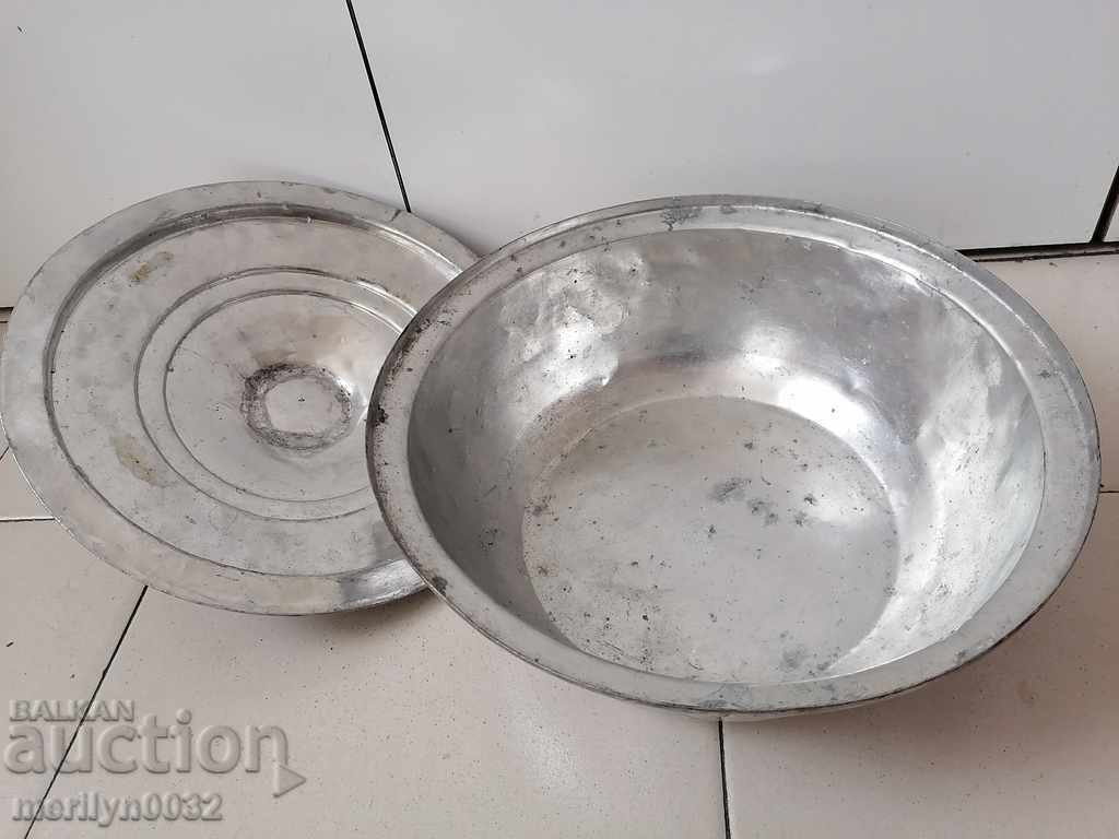 Copper pot with lid copper copper container boiler bass with price 129.00 BGN | € 65.96