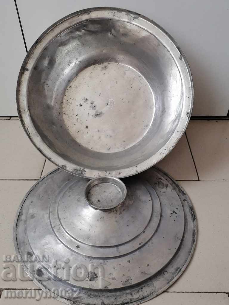 Delivery of Copper pot with lid copper copper container boiler bass