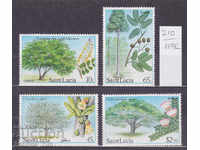 119K210 / Saint Lucia 1984 Δασικοί πόροι Δέντρα (**)