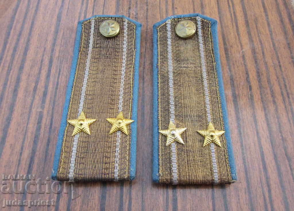 Auction old Bulgarian military Sarmen Air Force pilot epaulets early soc Auction old Bulgarian military Sarmen Air Force pilot epaulets early soc