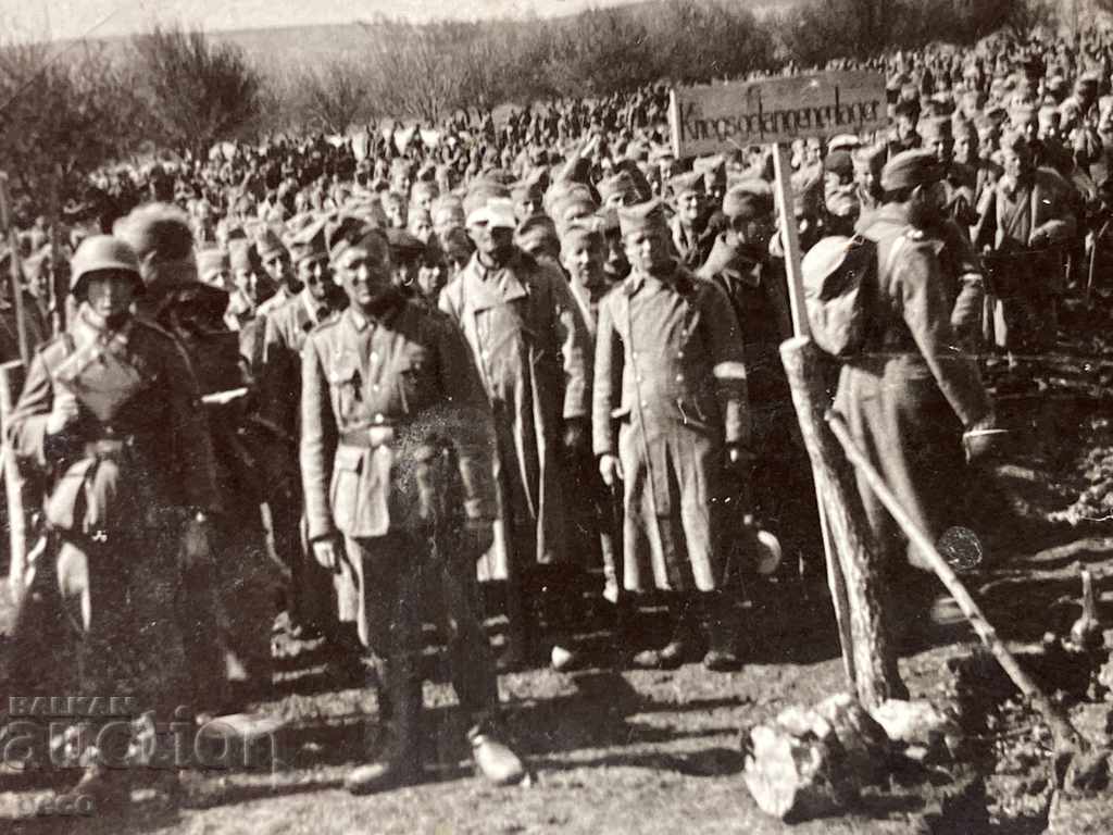 Auction Captured Serbian soldiers German military old photo Auction Captured Serbian soldiers German military old photo