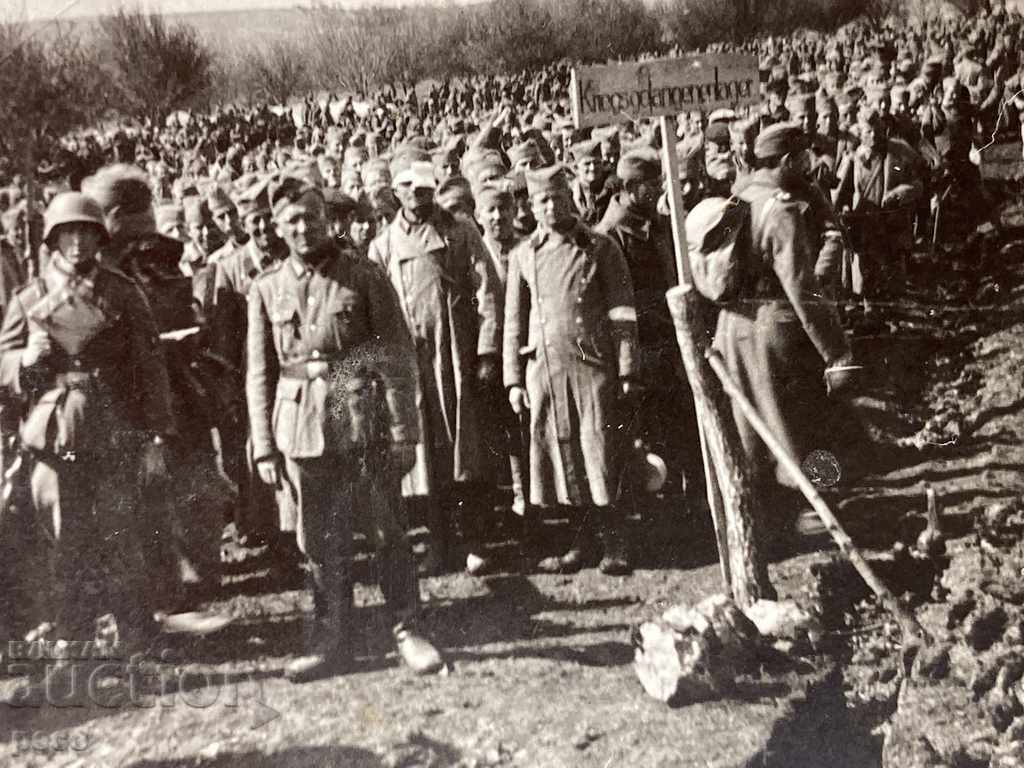 Delivery of Captured Serbian soldiers German military old photo Delivery of Captured Serbian soldiers German military old photo