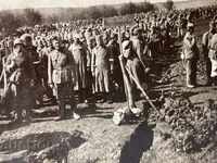 Fotografie veche a soldaților sârbi din armata germană