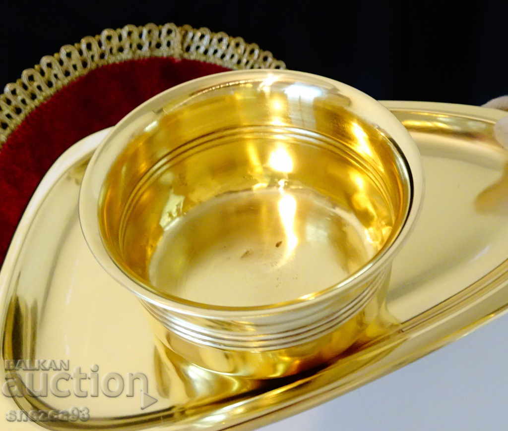 Bronze whiskey cup, bronze container, bowl with price 12.00 BGN | € 6.14