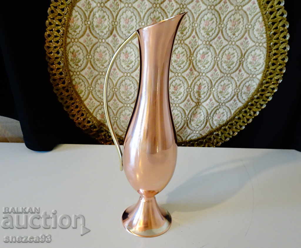 Elegant copper jug for rakia, vase - 6 Elegant copper jug for rakia, vase - 6