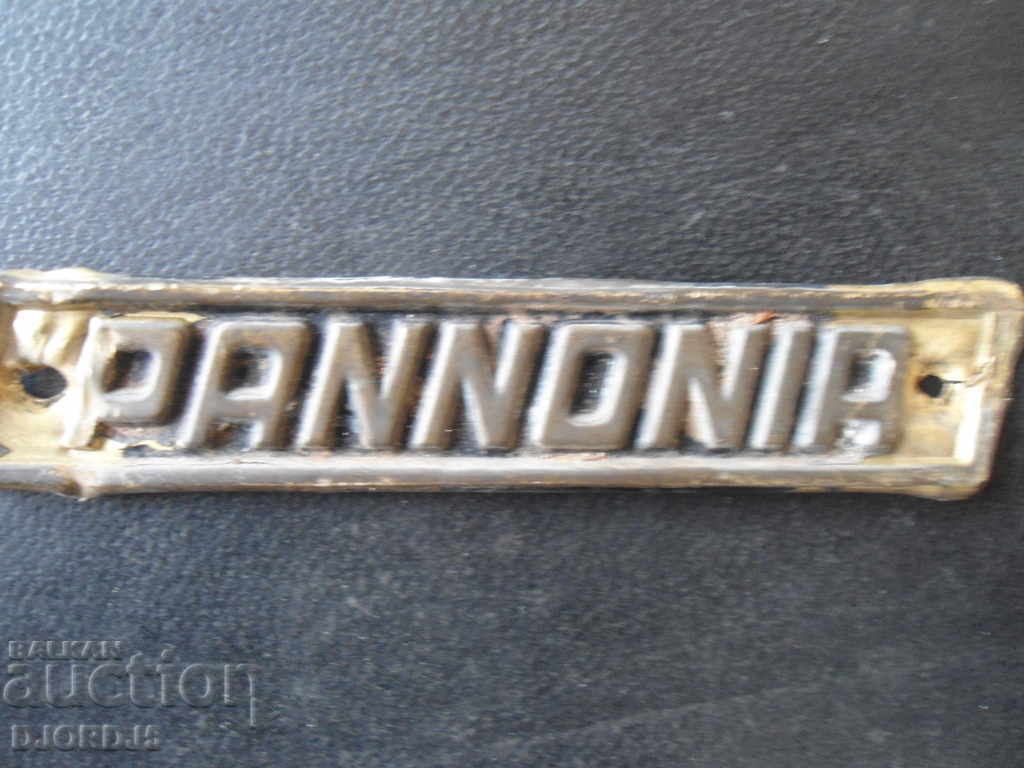 Old emblem from "PANNONIA" sewing machine with price 5.00 BGN | € 2.56