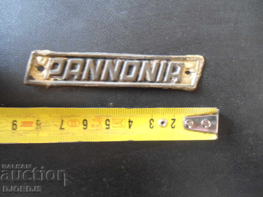 Delivery of Old emblem from "PANNONIA" sewing machine