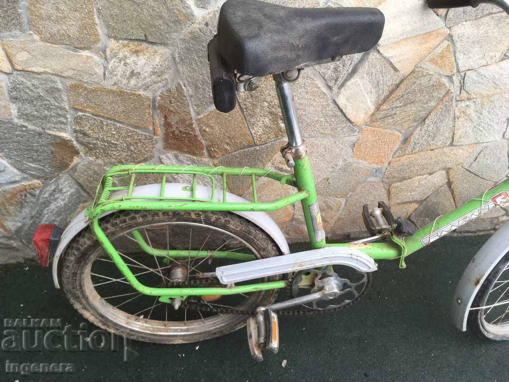 BIKE FOLDING BALKANCHE RETRO BIKE FOR CONNOISSEURS! with price 147.00 BGN | € 75.16 BIKE FOLDING BALKANCHE RETRO BIKE FOR CONNOISSEURS! with price 147.00 BGN | € 75.16