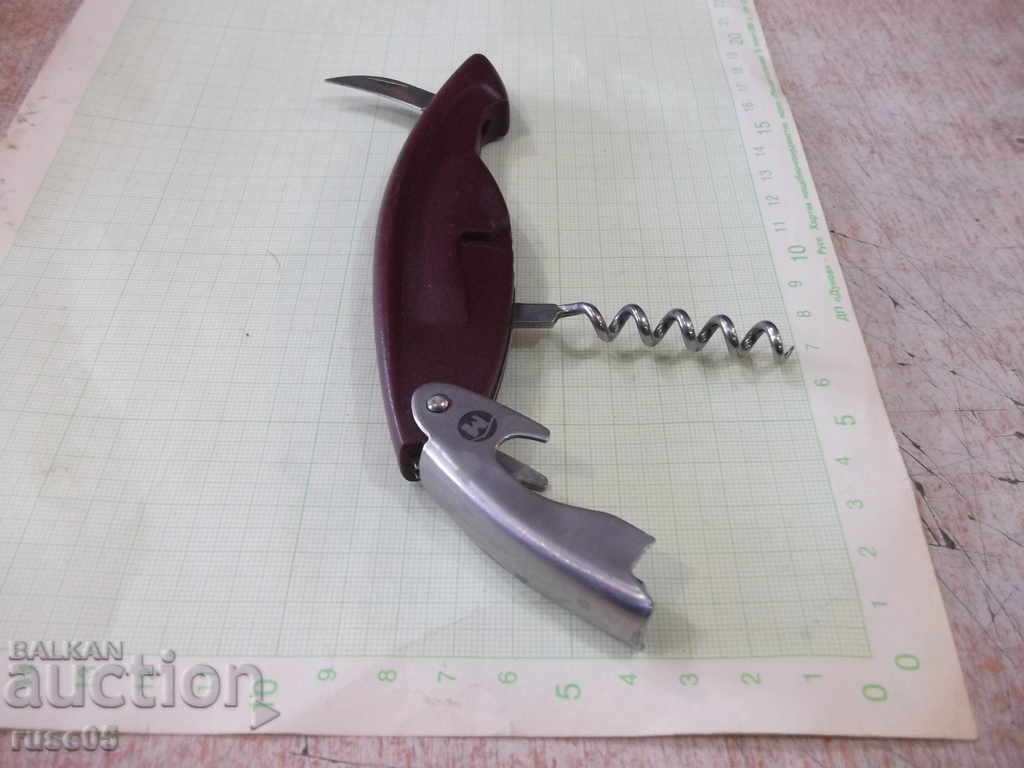 Auction Corkscrew "M" with printing device and decapsulator Auction Corkscrew "M" with printing device and decapsulator