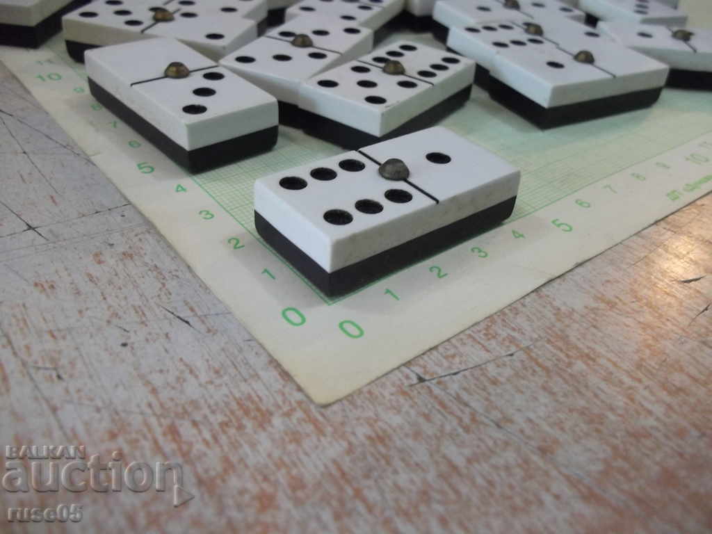 Domino "Domino Chamelo naipes Fournier" in a wooden box - 6 Domino "Domino Chamelo naipes Fournier" in a wooden box - 6