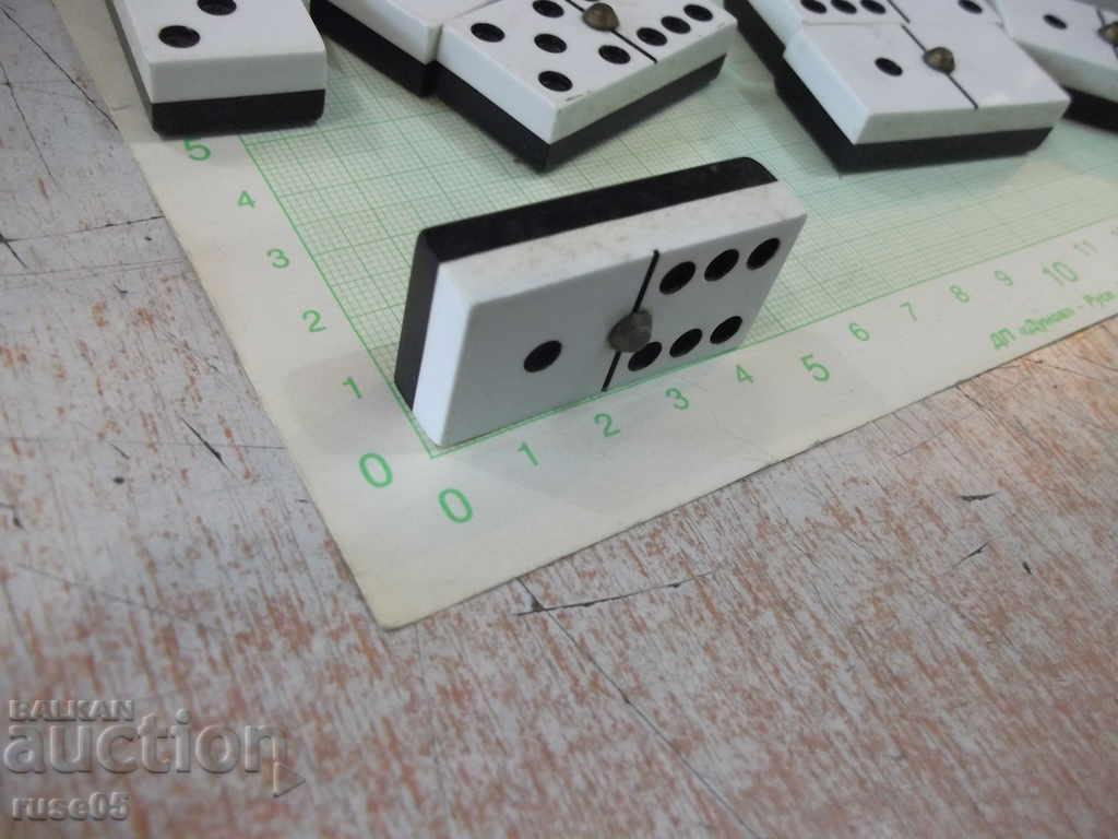 Domino "Domino Chamelo naipes Fournier" in a wooden box - 7 Domino "Domino Chamelo naipes Fournier" in a wooden box - 7