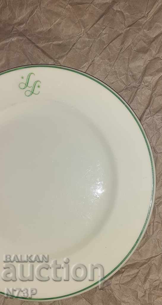Licitație PLATĂ VECHE DE PORȚELAN. ..GUSTAVSBERG ..