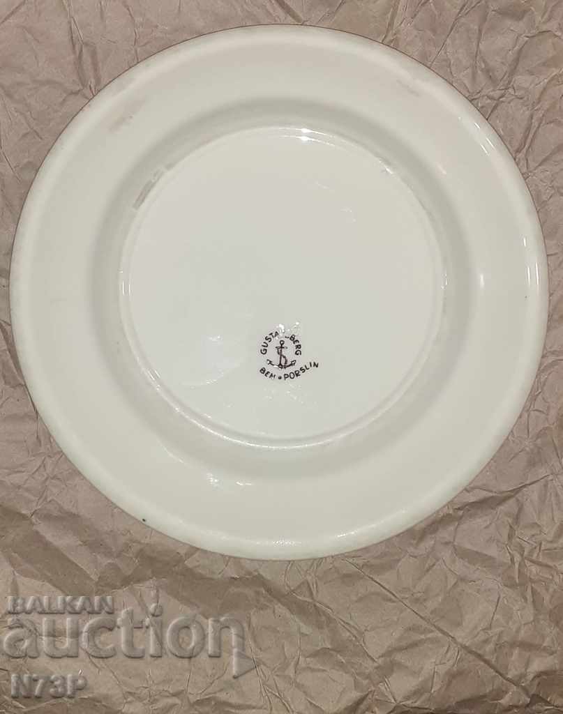 PLATĂ VECHE DE PORȚELAN. ..GUSTAVSBERG .. - 5