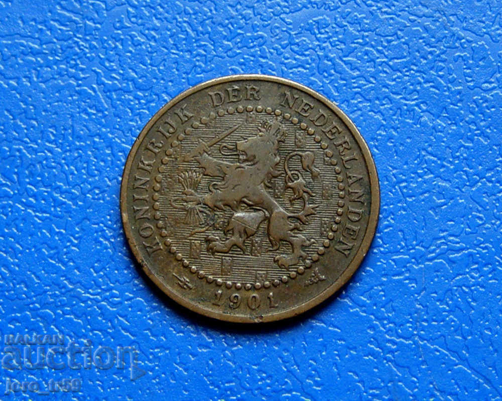Холандия 1 цент /1 Cent/ 1901 г.