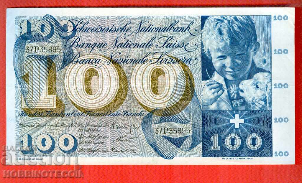 SWITZERLAND SWITZERLAND 100 Franc issue 1963